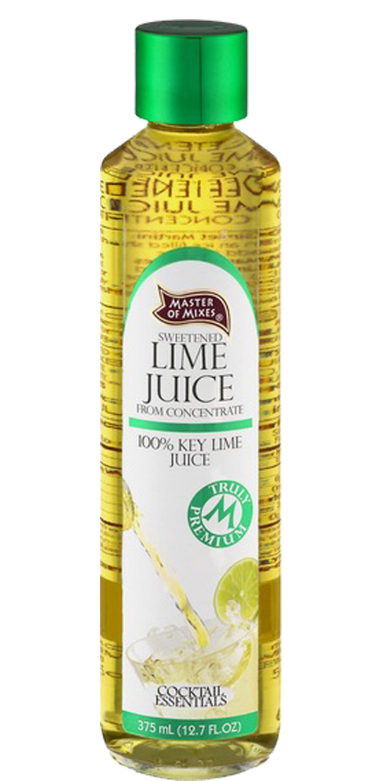 Master Of Mixes Sweetened Lime Juice Bottle