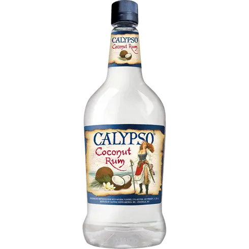 Calypso Silver Coconut Rum Bottle