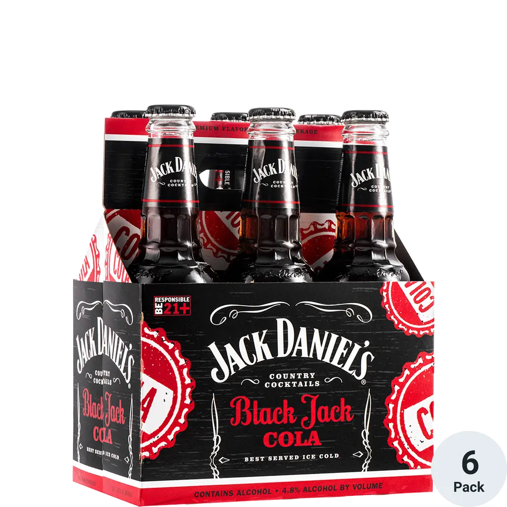 Jack Daniel's Black Jack Cola Country Cocktails Bottles