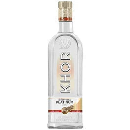 Khor 80 Proof Platinum Vodka Bottle