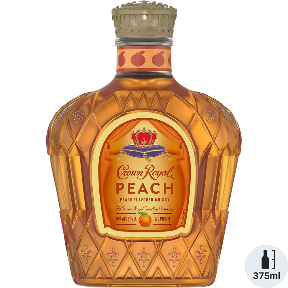 Crown Royal Peach Whisky Bottle