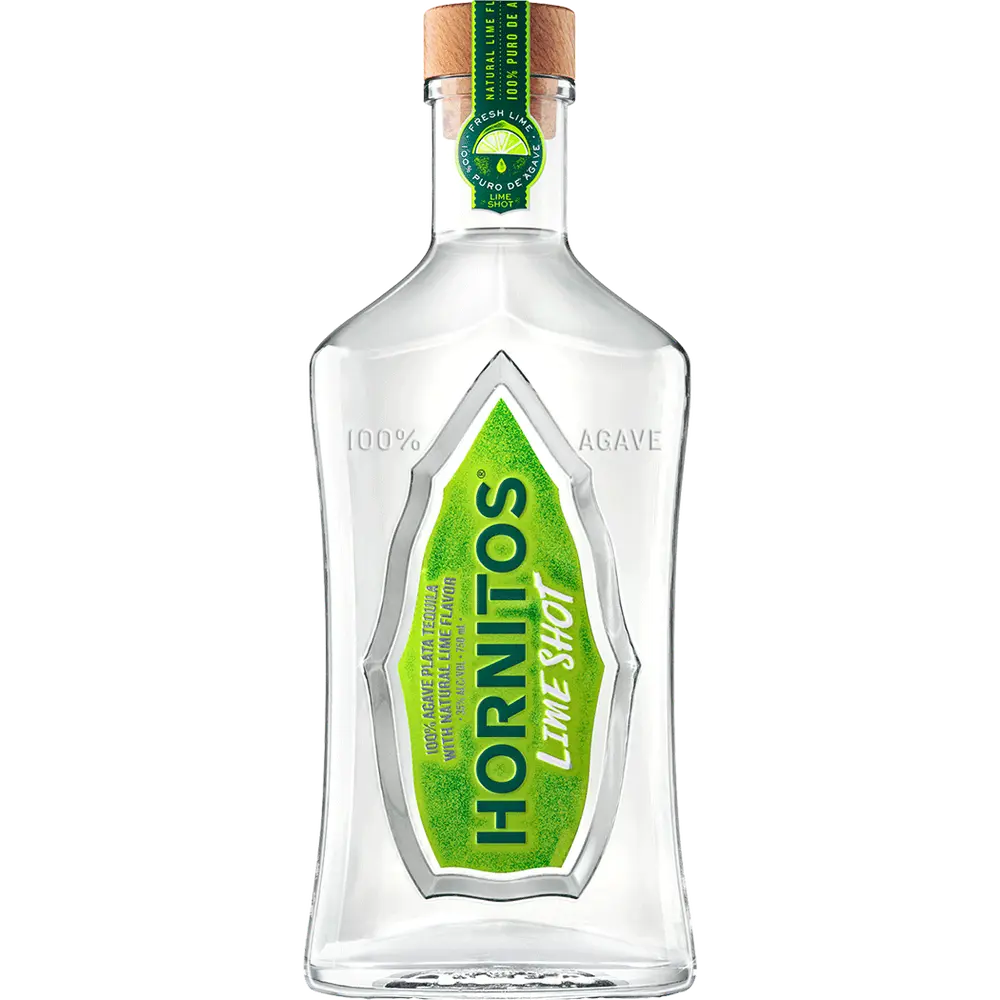 Sauza Hornitos Lime Shot 100% Plata Agave Tequila Bottle