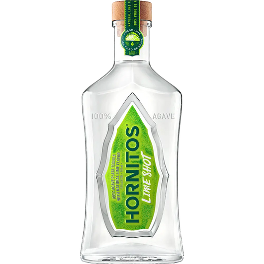 Sauza Hornitos Lime Shot 100% Plata Agave Tequila Bottle