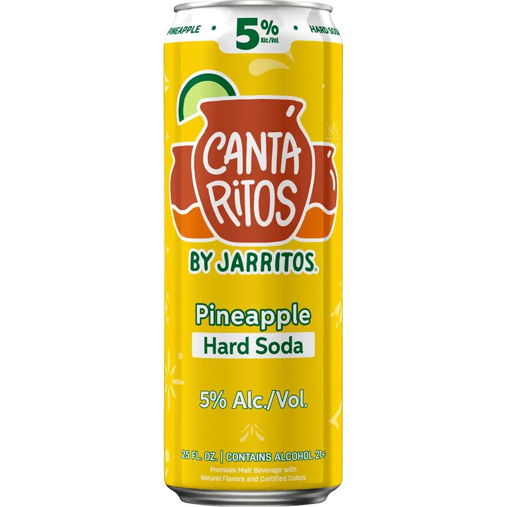 Jarritos Cantaritos Pineapple Hard Soda Can