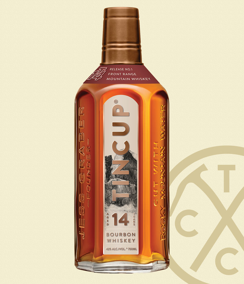 Tincup Fourteener Bourbon Whiskey Bottle