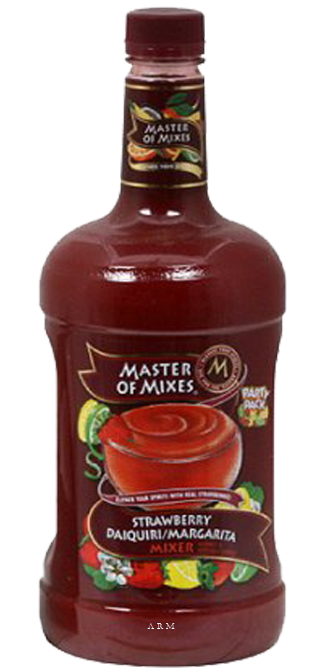 Master of Mixes Strawberry Daiquiri Margarita Mixer Bottle