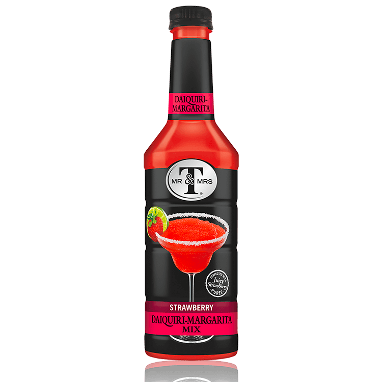 Mr & Mrs T Non-Alcoholic Strawberry Daiquiri Margarita Mix Bottle