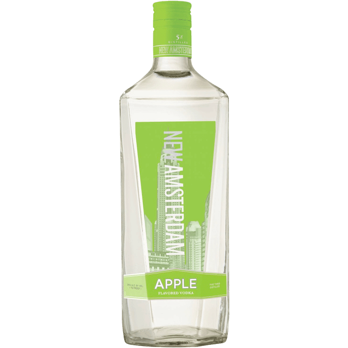 New Amsterdam Apple Vodka Bottle