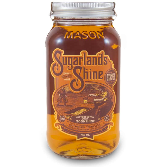 Sugarlands Shine Butterscotch Gold Moonshine American Whiskey Jar