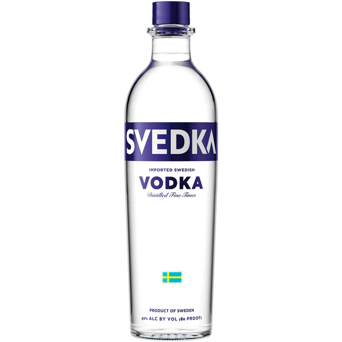 Svedka 80 Proof Vodka Bottle