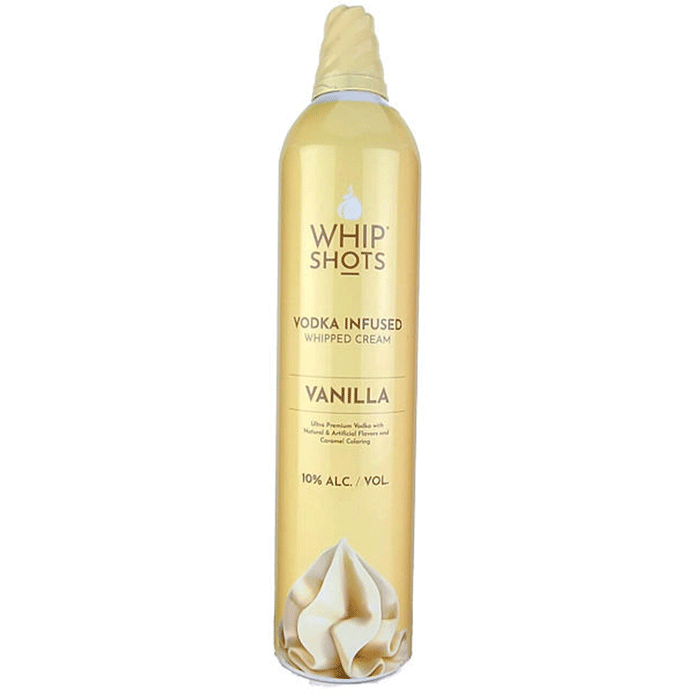 Whipshots Vanilla Vodka Infused Whipped Cream Bottle