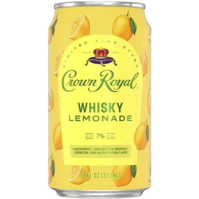 Crown Royal Lemonade Whisky Cocktail Cans