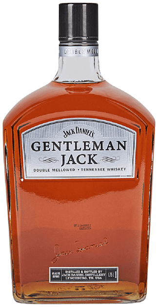 Jack Daniel's 80 Proof Gentleman Jack Double Mellowed Tennessee Whiskey Bottle