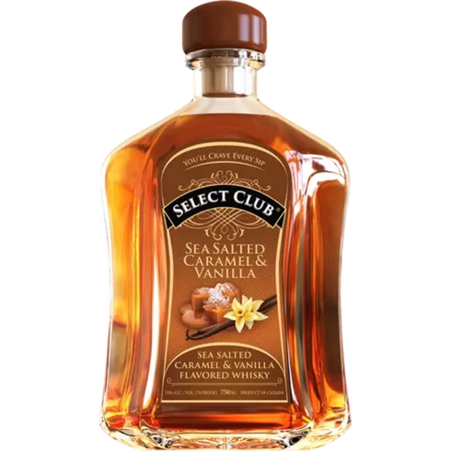 Select Club Sea Salted Caramel & Vanilla Whiskey Bottle