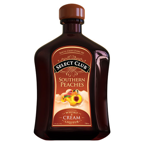 Select Club Peaches Liqueur Bottle