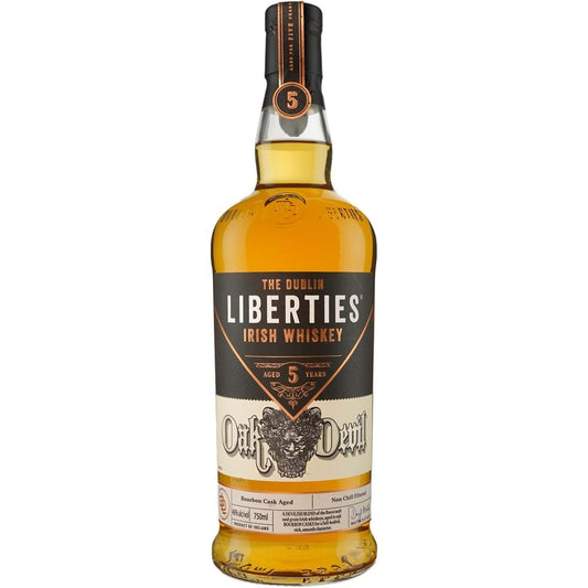 The Dublin Liberties Oak Devil Irish Whiskey Bottle