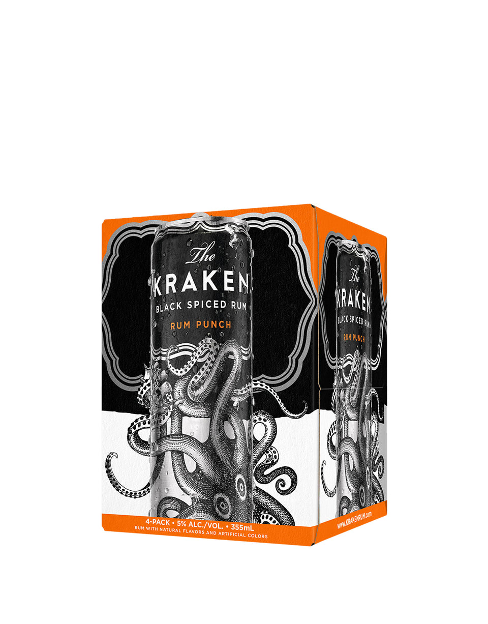 The Kraken Black Spiced Rum Punch RTD Cans