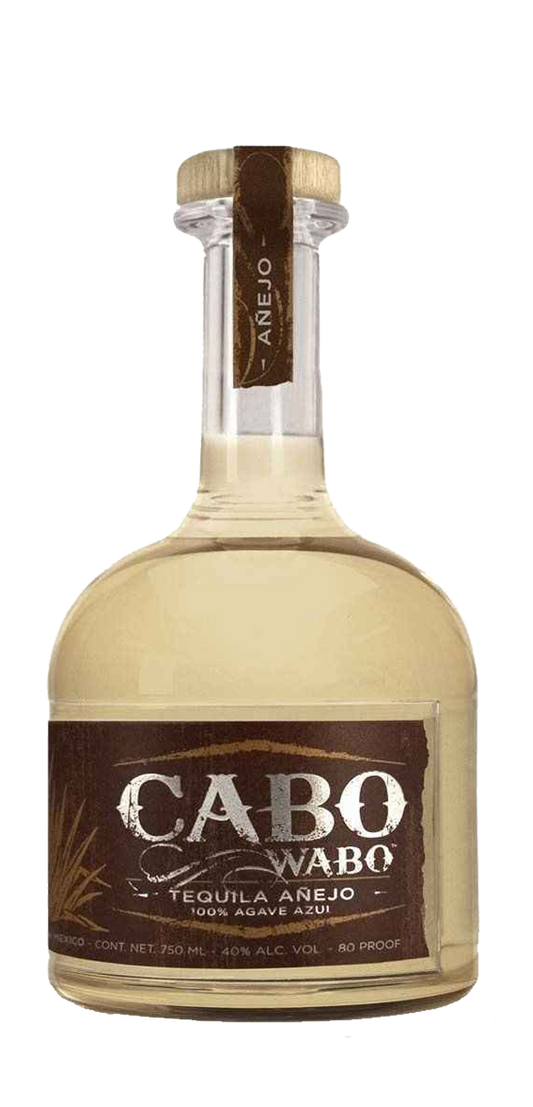 Cabo Wabo 80 Proof Anejo Tequila Bottle