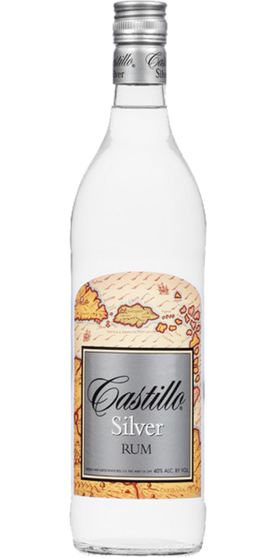 Castillo Silver Rum Bottle