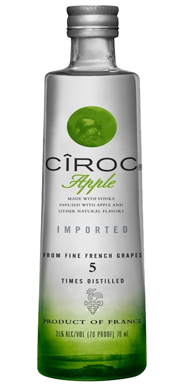 Ciroc Apple Vodka Bottle