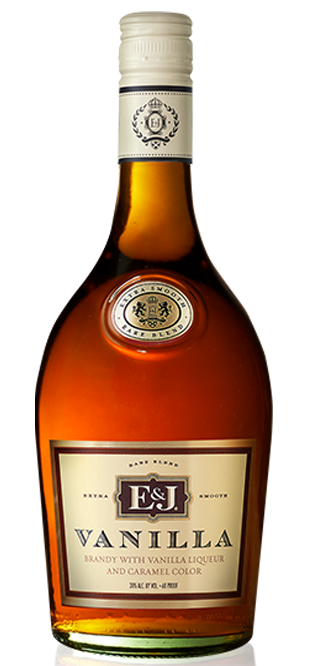 E&J Vanilla Brandy Bottle