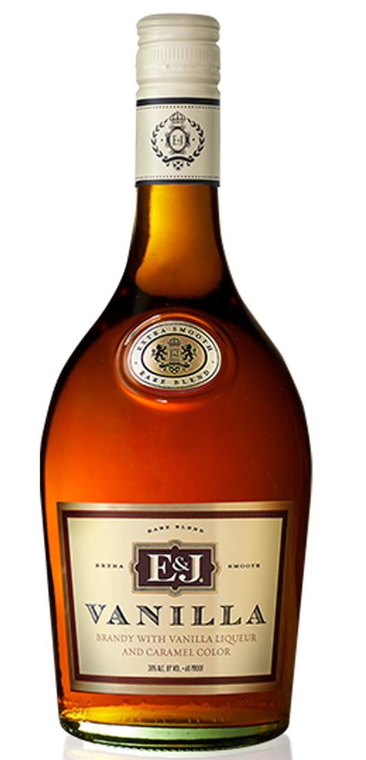 E&J Vanilla Brandy Bottle