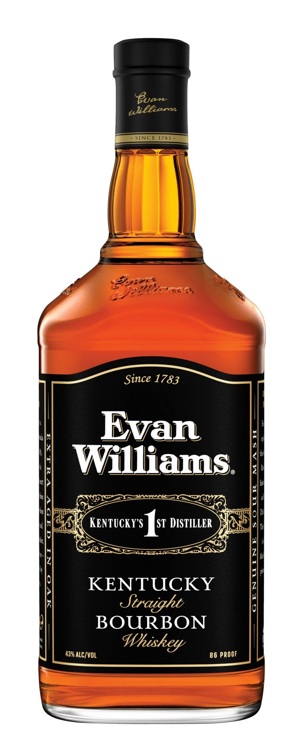 Evan Williams 86 Proof Kentucky Straight Bourbon Whiskey Plastic Bottle