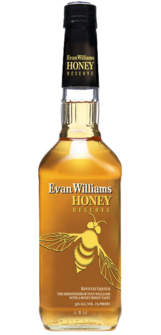 Evan Williams Honey Kentucky Straight Bourbon Whiskey Bottle