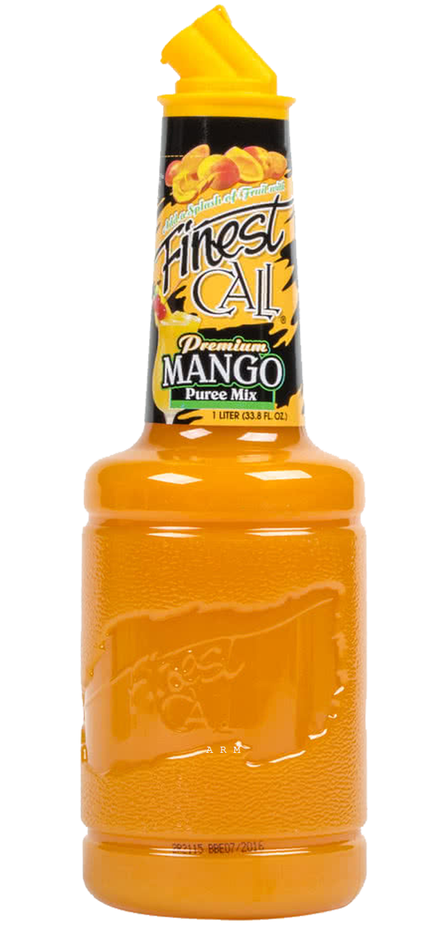 Finest Call Mango Puree Cocktail Mix Bottle