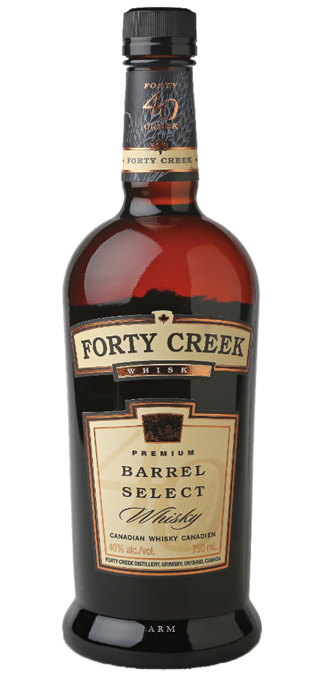 Forty Creek Premium Barrel Select Canadian Whiskey Bottle