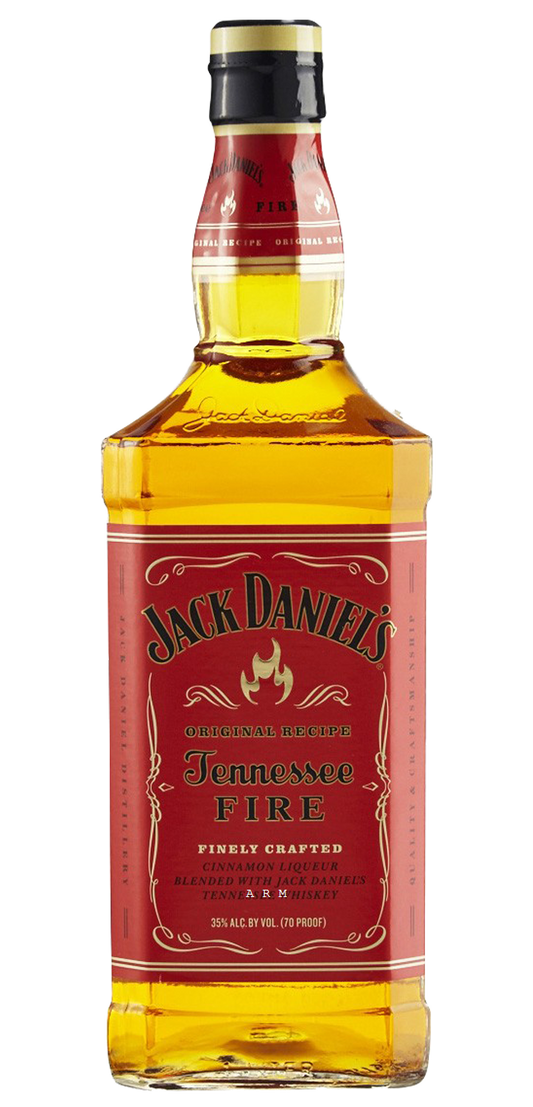 Jack Daniel's Cinnamon Spice Tennessee Fire Whiskey Bottle