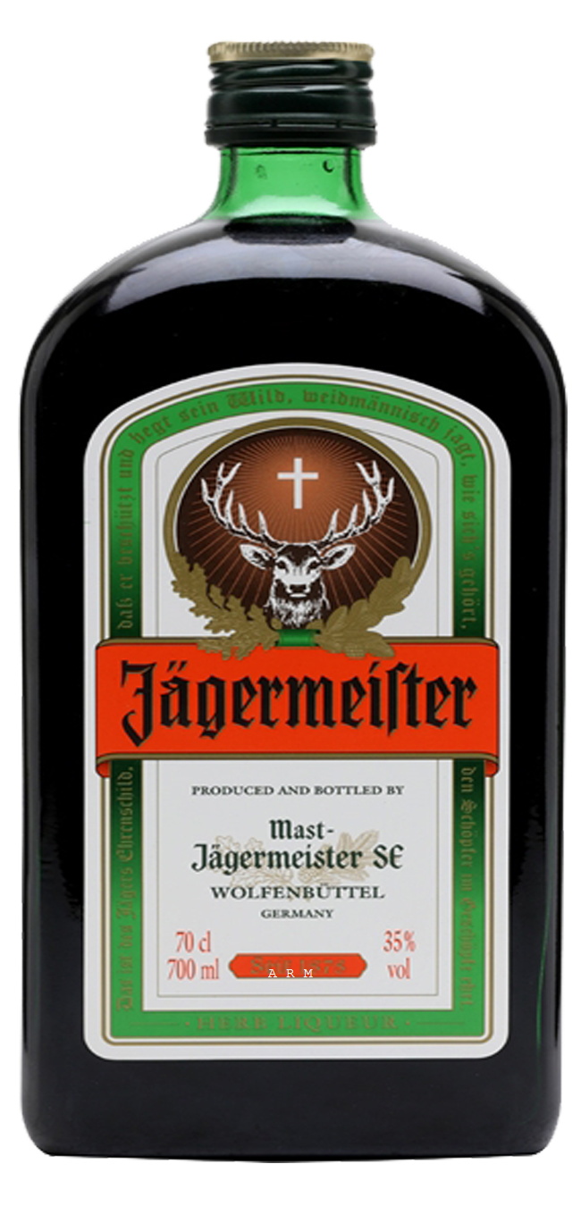 Jagermeister Selected 56 Botanicals Herbal Liqueur Bottle