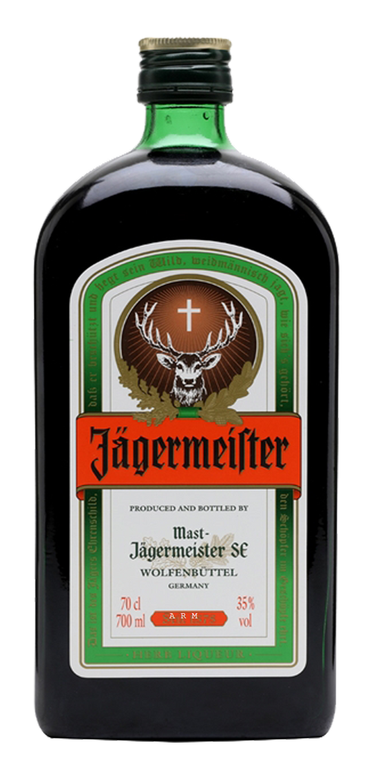 Jagermeister Selected 56 Botanicals Herbal Liqueur Bottle