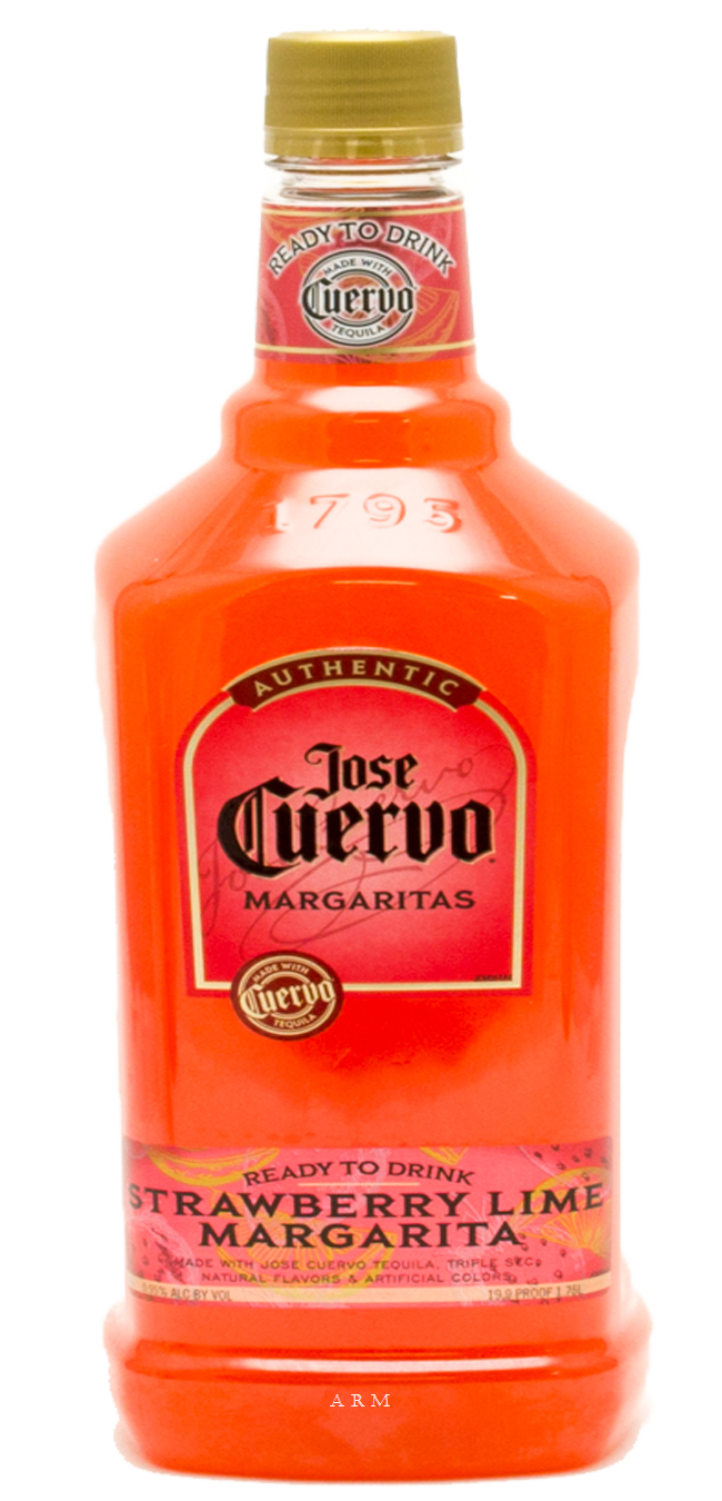 Jose Cuervo Strawberry Lime RTD Margarita Bottle