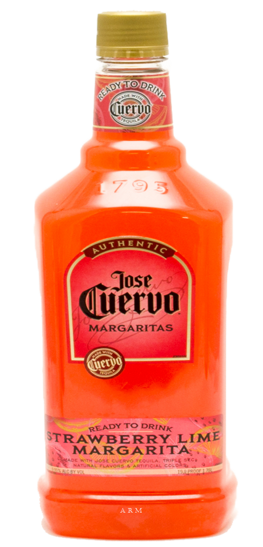 Jose Cuervo Strawberry Lime RTD Margarita Bottle