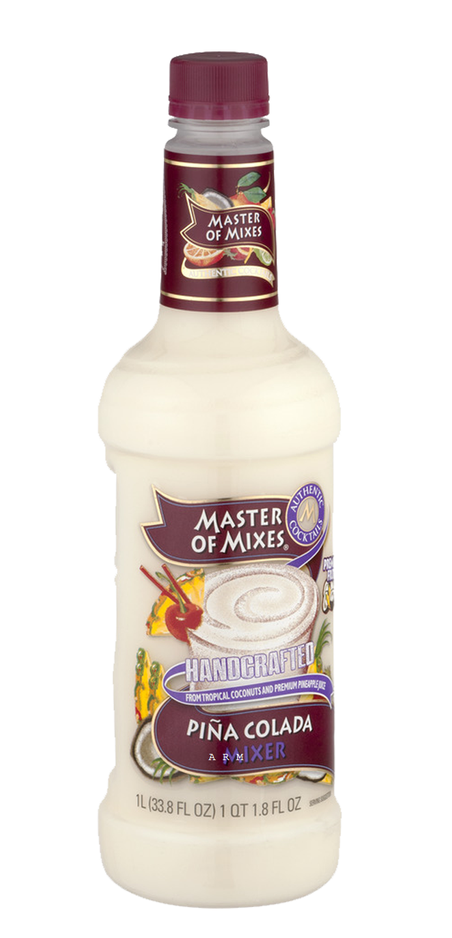 Master of Mixes Handcrafted Pina Colada Mixer Bottle