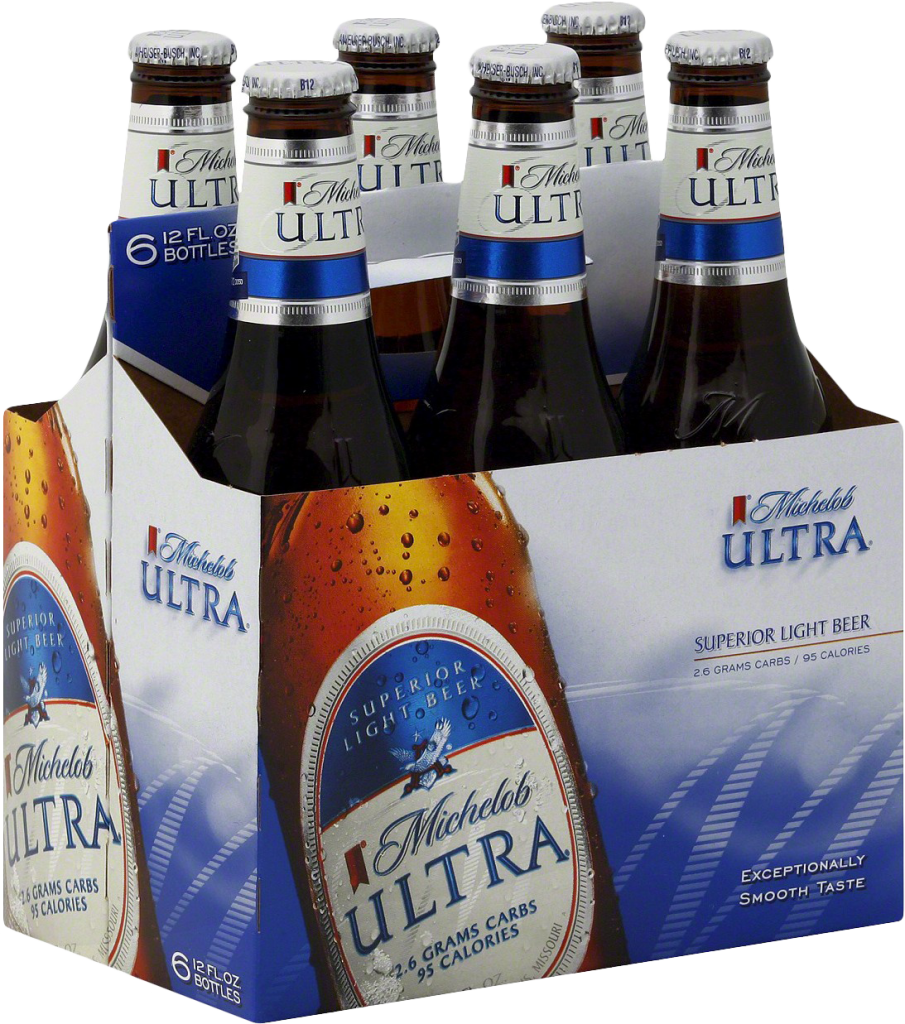 Michelob Ultra Superior Light Lager Bottles