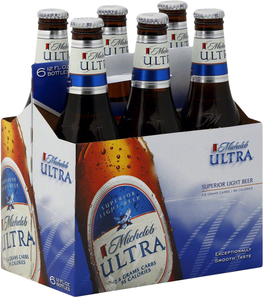 Michelob Ultra Superior Light Lager Bottles