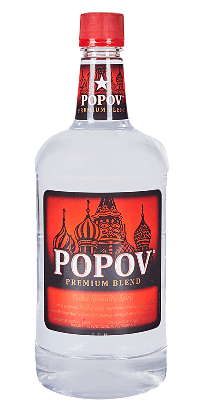 Popov Specialty Spirit Vodka Bottle