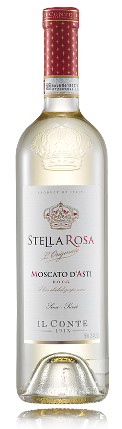 Stella Rosa Moscato D'Asti Semi-Sweet White Wine Bottle