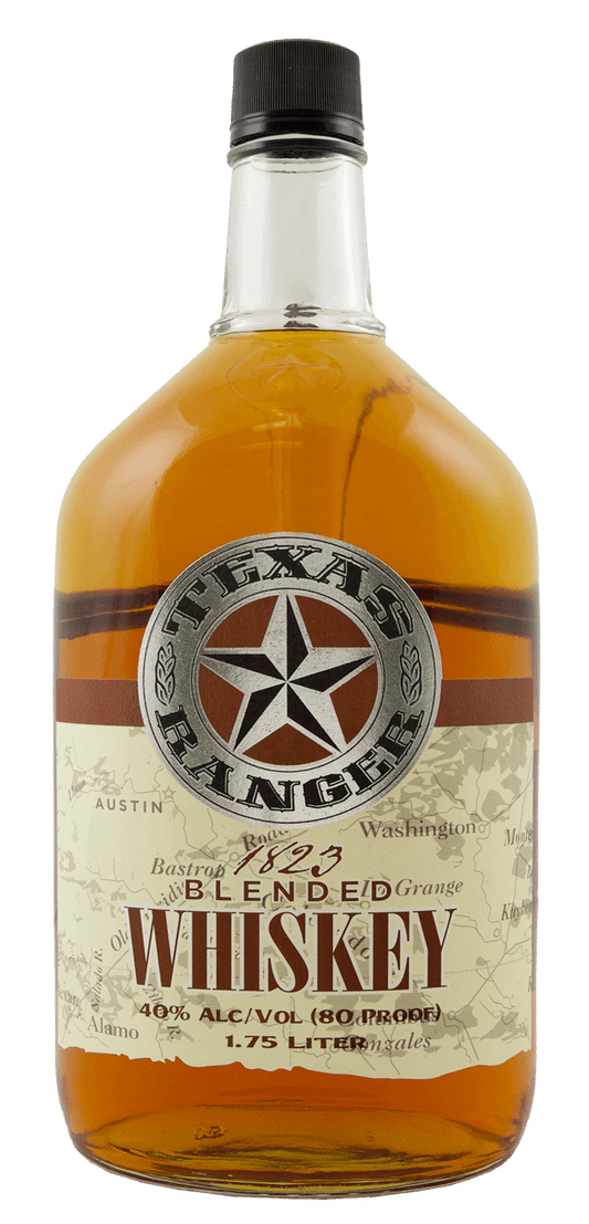 Rebecca Creek 80 Proof Texas Ranger 1823 Blended Whiskey Bottle