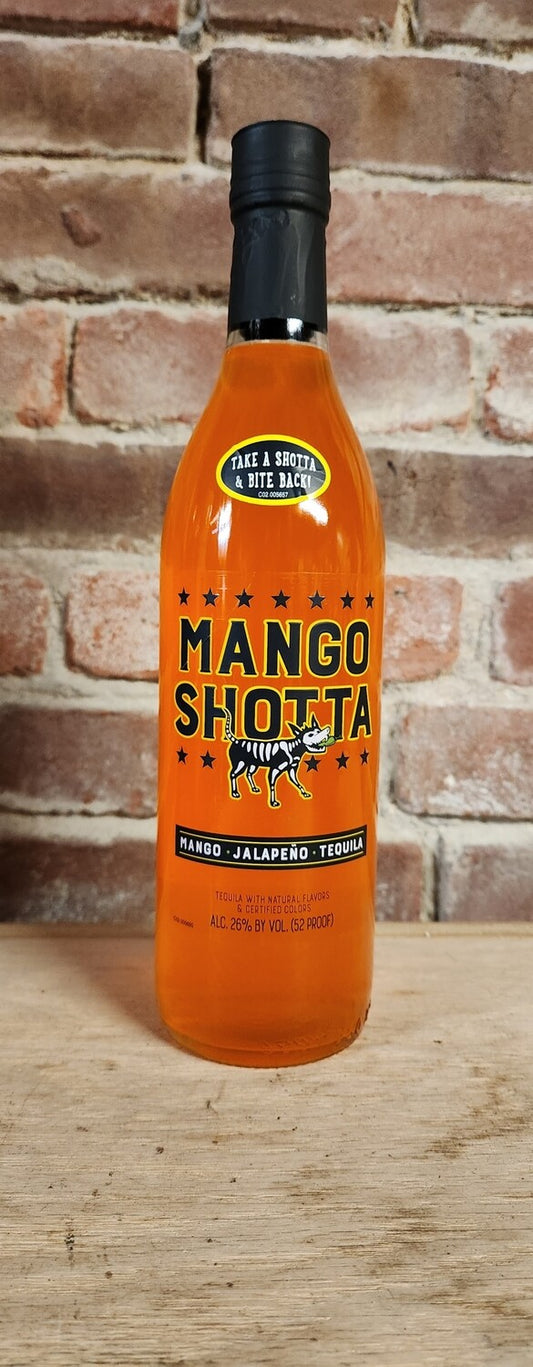 Mango Shotta Mango Jalapeno Tequila Bottle