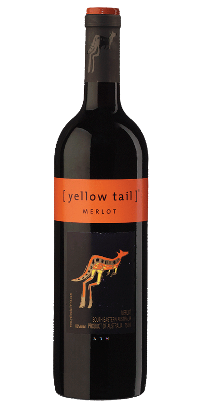 Yellow Tail Merlot Bottle