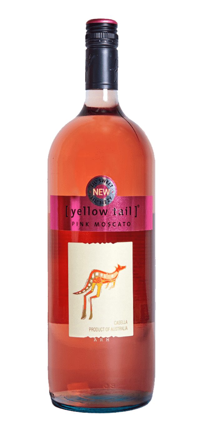 Yellow Tail Pink Moscato Bottle