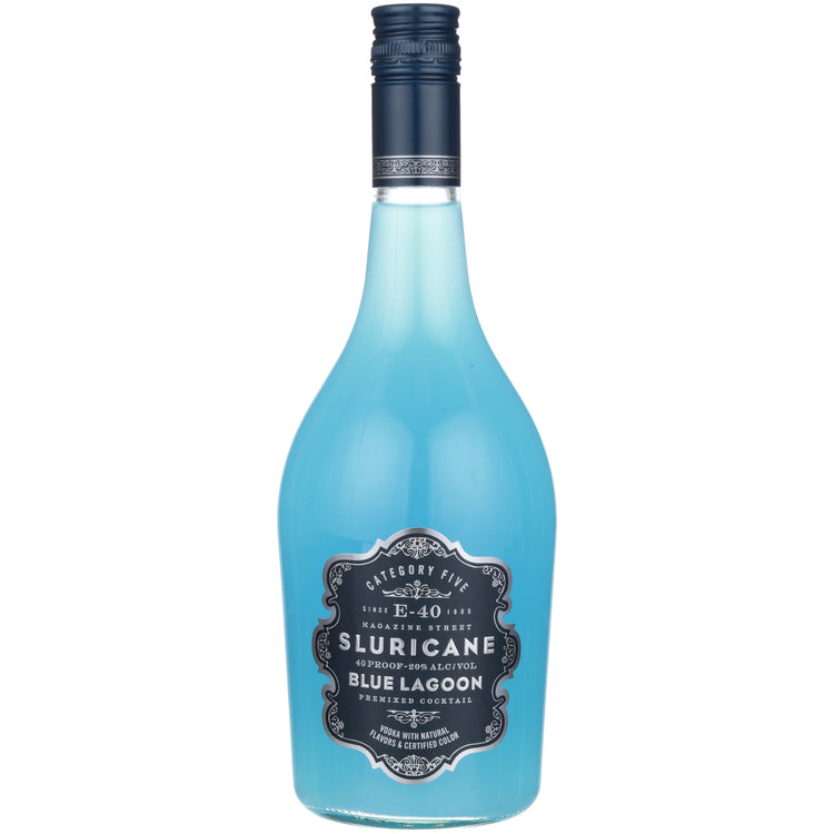 Sluricane Blue Lagoon RTD Cocktail Bottle