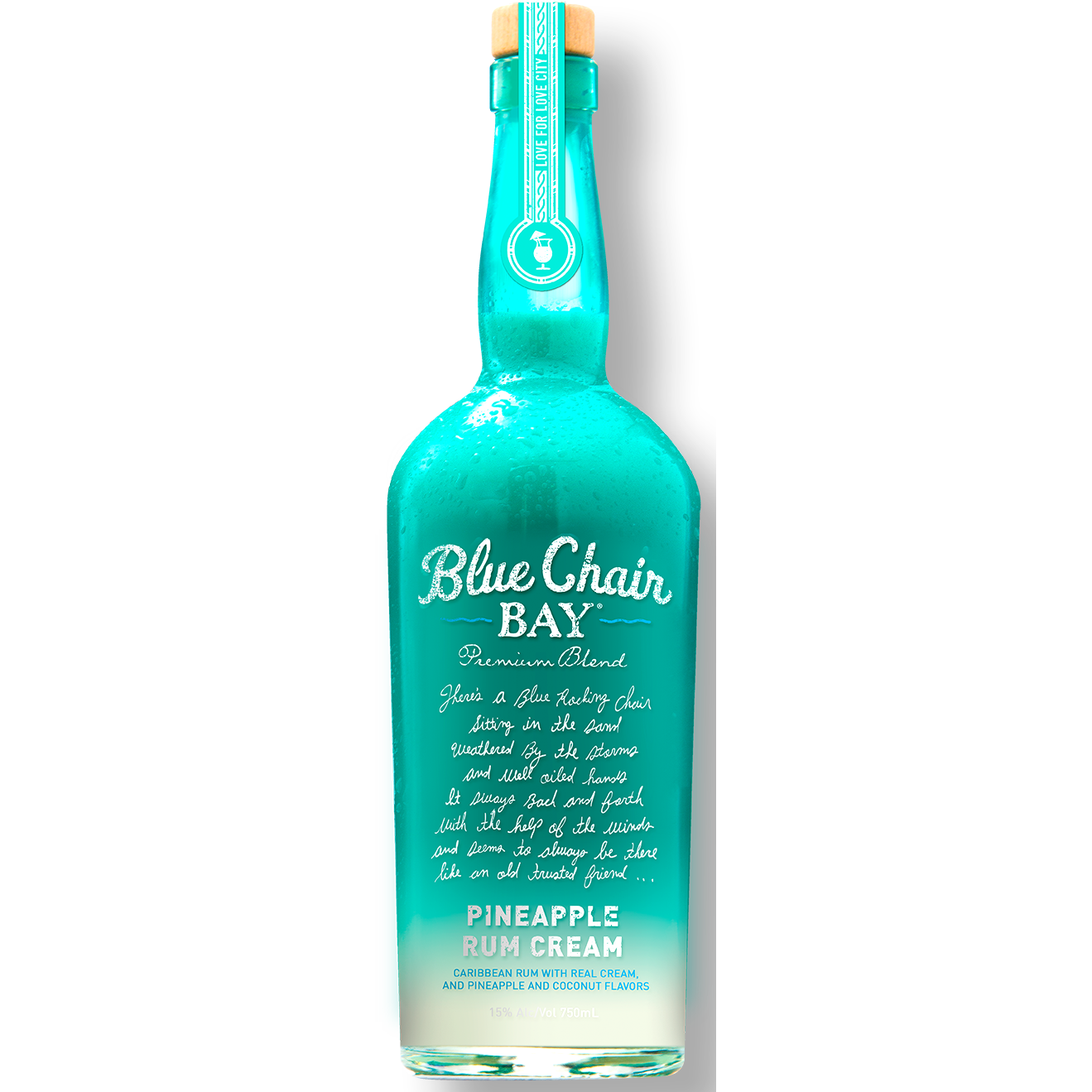 Blue Chair Bay Premium Blend Pinneapple Rum Cream Bottle