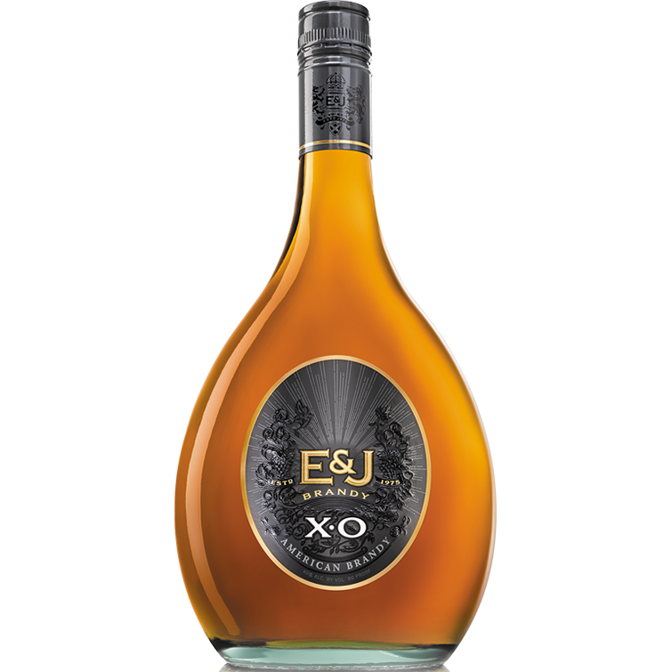 E&J 80 Proof XO Brandy Bottle