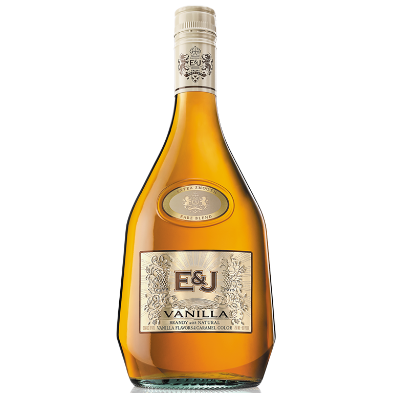 E&J Vanilla Brandy Bottle