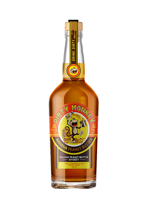 Dirty Monkey Whiskey Bottle