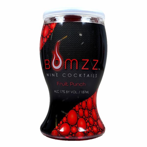 Bomzz Blue Razz Wine Cocktail